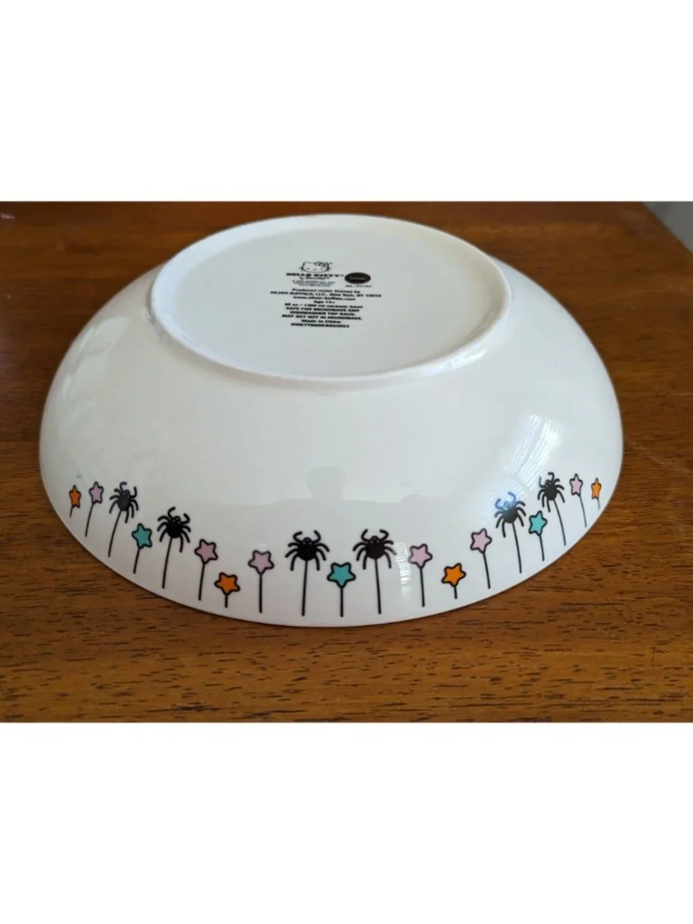 Set of 2 Hello Kitty Halloween Ceramic Bowls Microwave & Dishwasher Safe By Silv